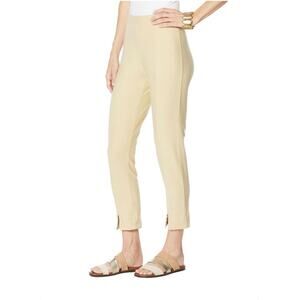 Wynne Layers Knit Crepe Ankle Pant Size L